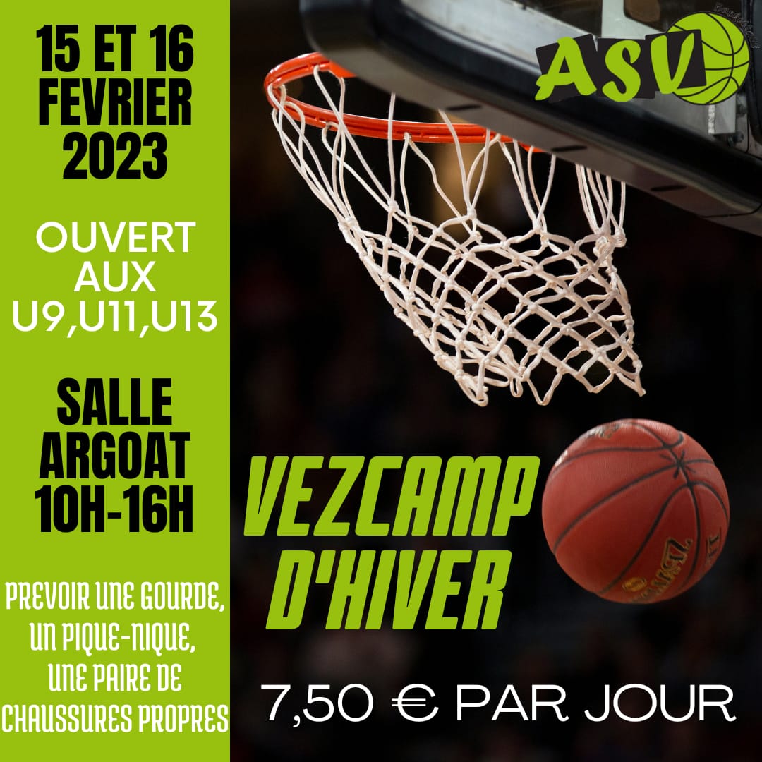 Les inscriptions sont ouvertes pour le VezCamp d'Hiver 2023 !
