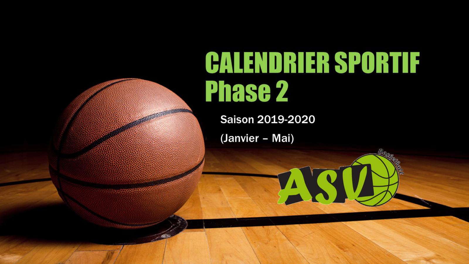 Le calendrier des matchs pour la seconde phase est sorti !