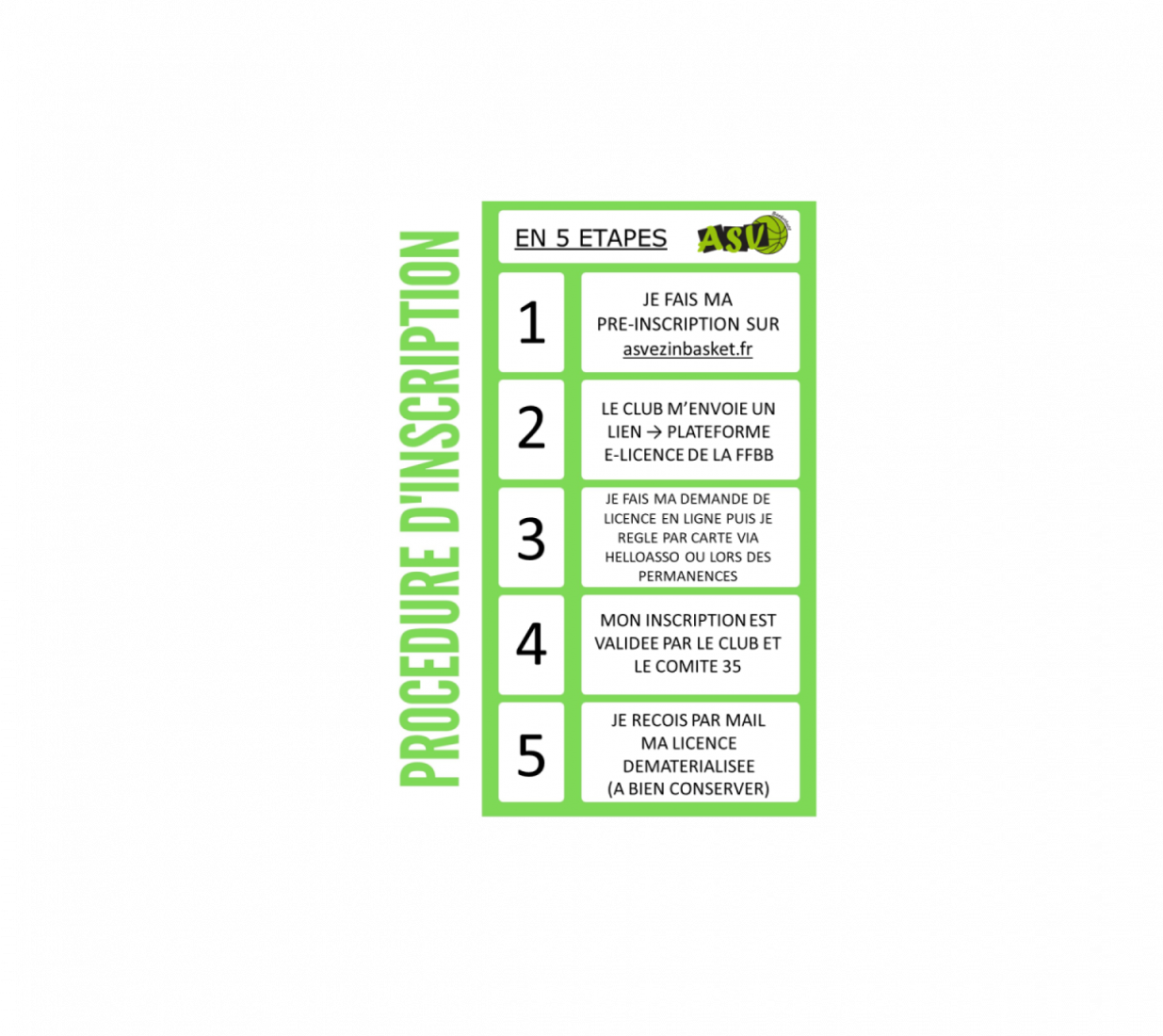 Les inscriptions pour la saison 2022-2023 sont ouvertes !!!