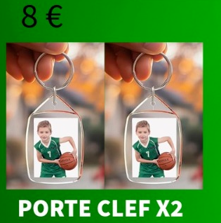 Lots de 2 porte-Clés
